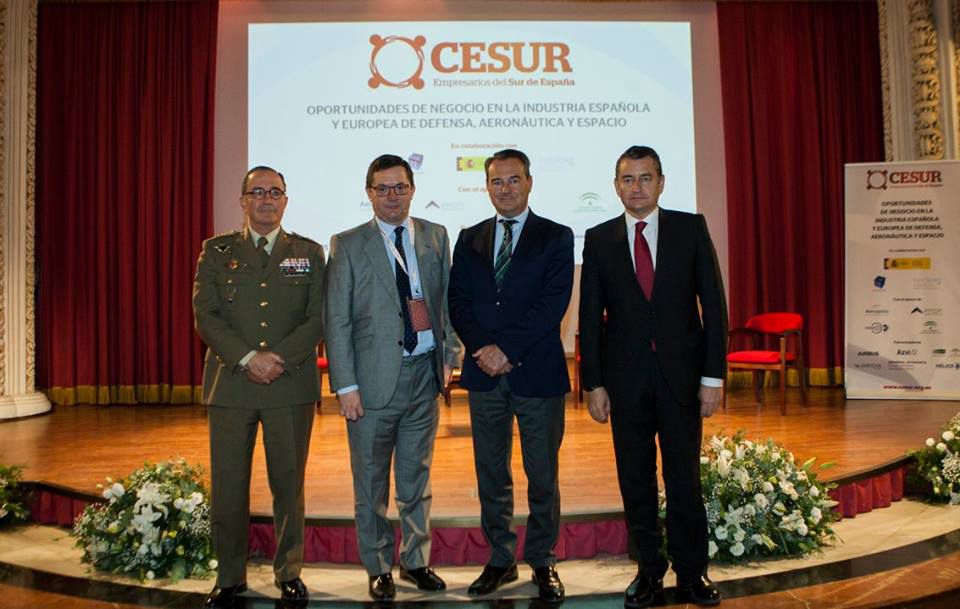 Éxito de la jornada empresarial sector Defensa CESUR