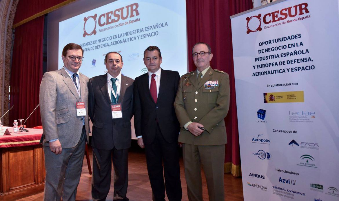 Éxito de la jornada empresarial sector Defensa CESUR