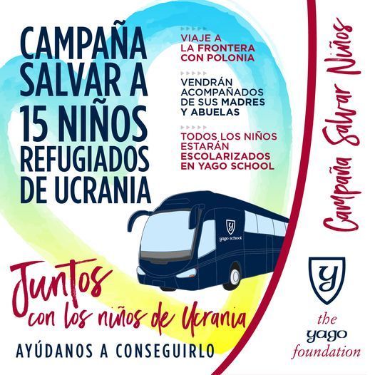 El Yago School trae a 15 niños de Ucrania y los aloja en Castilleja de la Cuesta