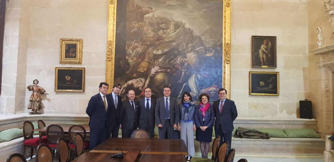 Recepción con el Alcalde de Sevilla