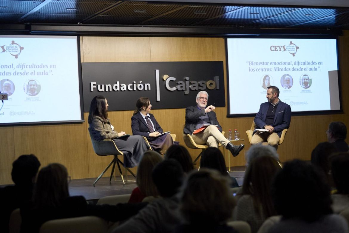 Celebramos en Sevilla y Málaga el encuentro “Bienestar emocional, dificultades en los centros: Miradas desde el aula con Gregorio Luri”