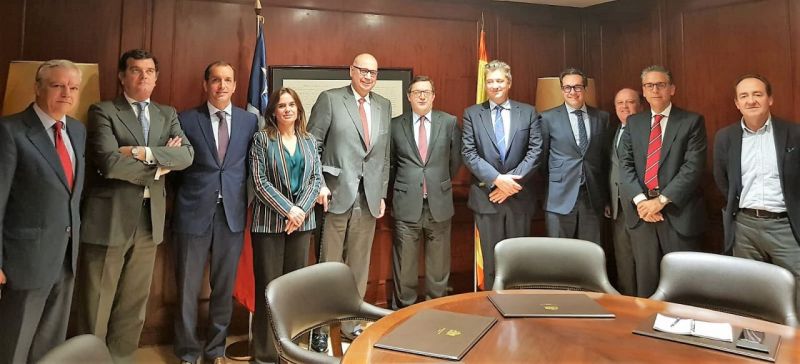 19 de marzo Visita de la Comision de Iberoamerica al Embajador de Chile en España