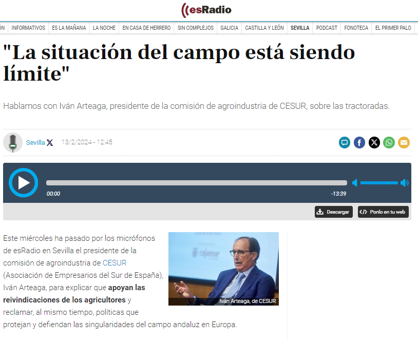 Cesur en los medios