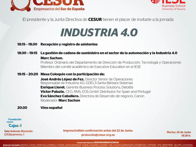 Eventos de la Asociación de Empresarios del Sur de España