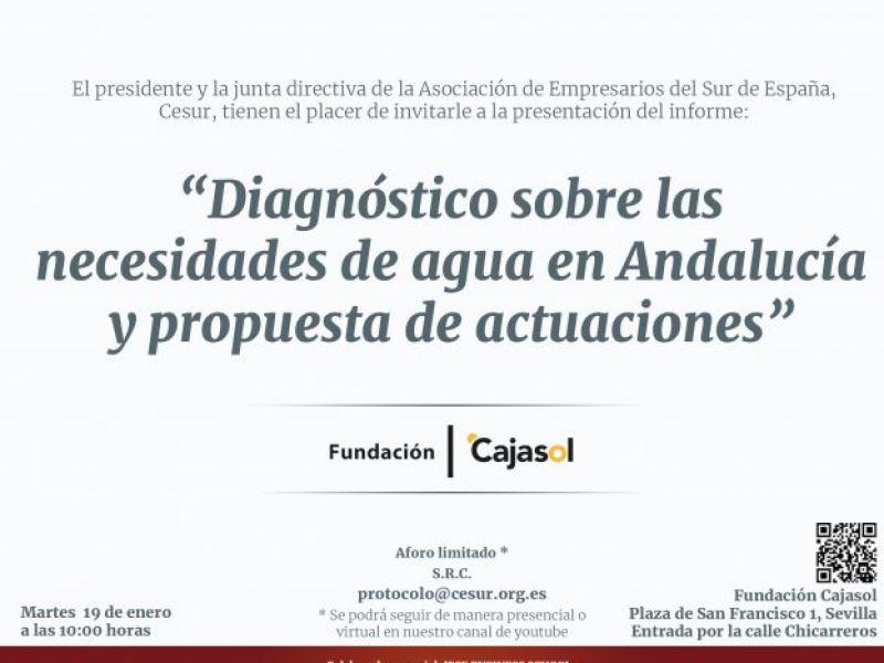 Presentación Informe del Agua de CESUR