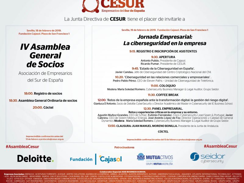 Eventos de la Asociación de Empresarios del Sur de España