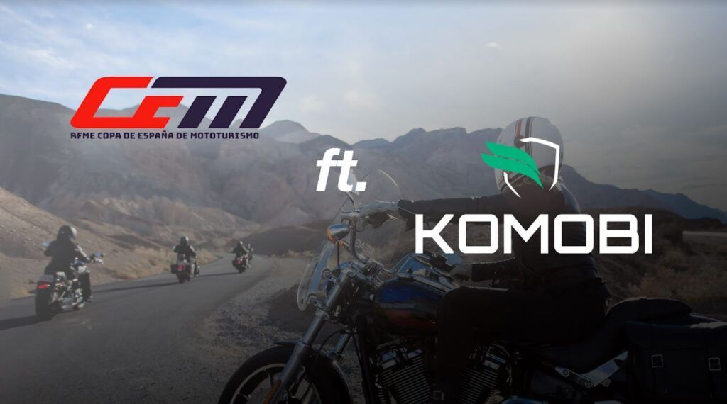 KOMOBI colaborador oficial de la Real Federación Motociclista Española para impulsar la seguridad en carretera