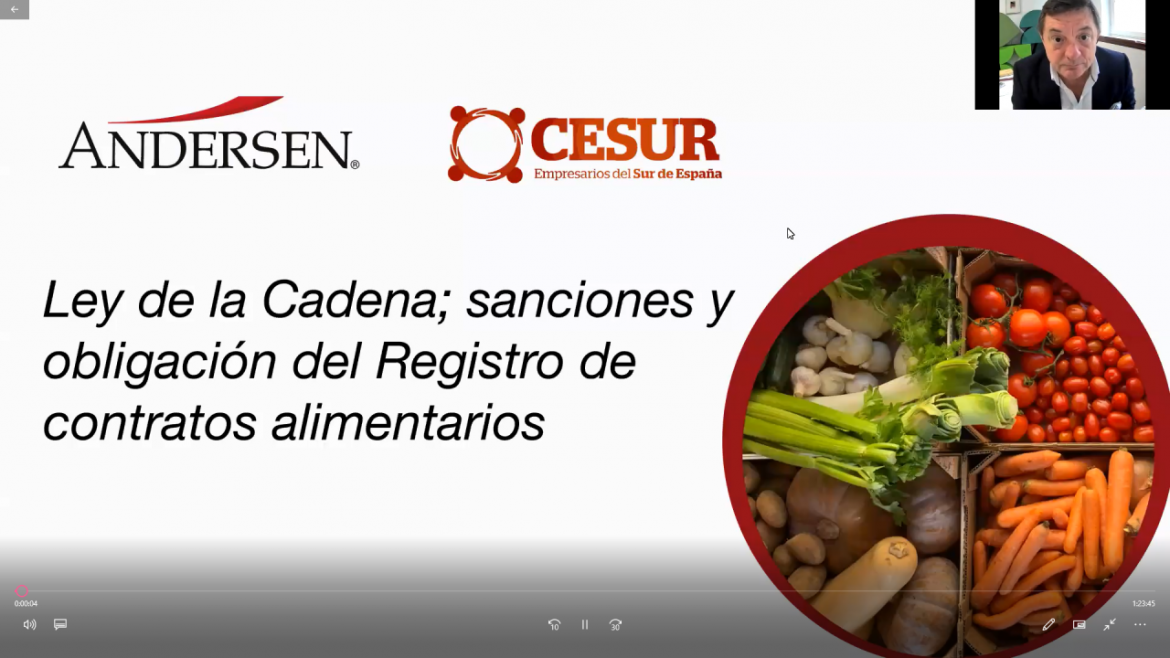 Webinar sobre todas las dudas de la Ley de la Cadena Alimentaria 