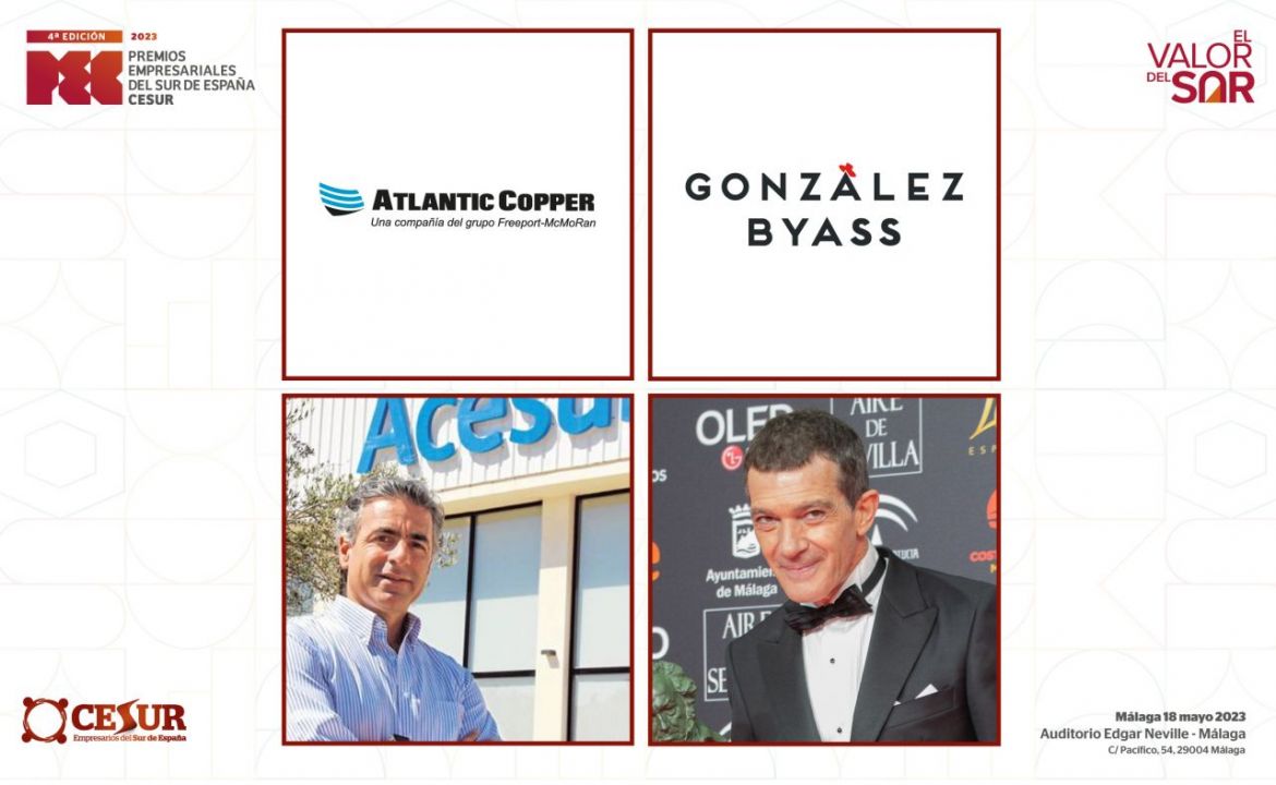 González Byass, Atlantic Copper, Gonzalo Guillén y Antonio Banderas ganadores de los IV Premios PEC