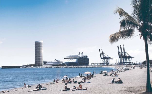 El Puerto de Málaga contará con una torre para un hotel de lujo